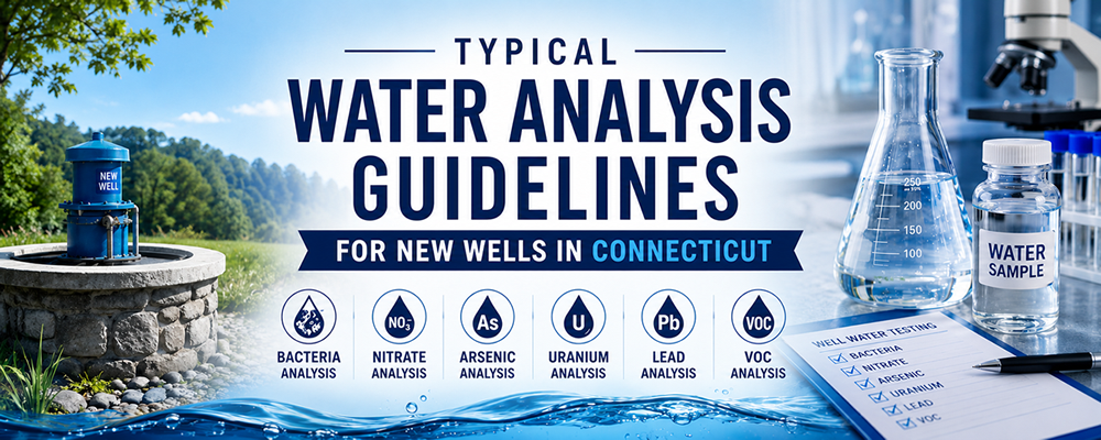 Typical Water Analysis Guidelines for New Wells in Connecticut